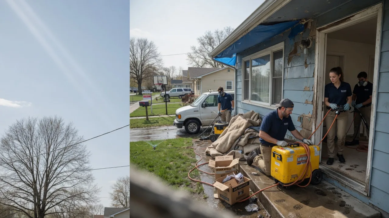 Basement Flood Cleanup in Piedmont, KS near me